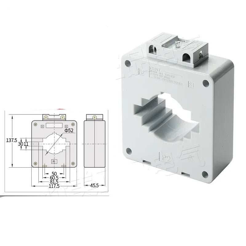 chint bh-0.66 current transformer,0.2 class high precision ct,current transducer 1200/5A 0.2Class 1 Primary Turn Bore ??80 for ???790kW Motor,