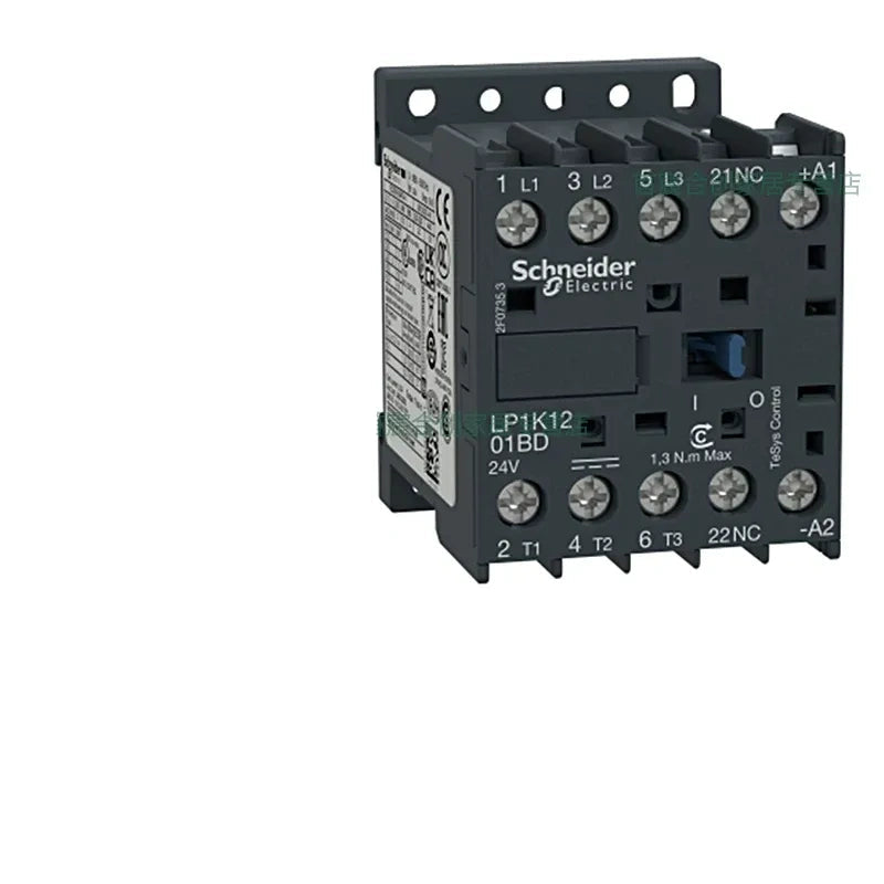 Schneider Contactor LC1K1201BD 12A DC24V Contactor, 1NC LP1K Contactor 