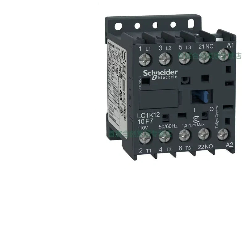 Schneider Contactor LC1K1210F7 12A AC110V Contactor, 1NO LP1K Contactor 