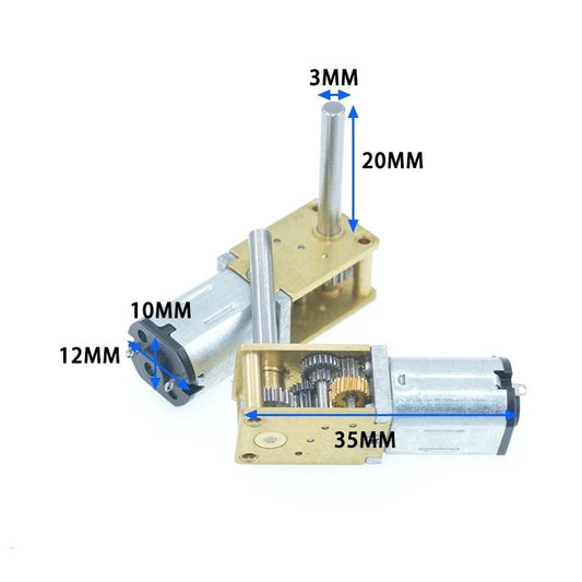 1218-N20 3V6V12V 20MM Round Shaft Micro DC Gear Motor,n20 round motor