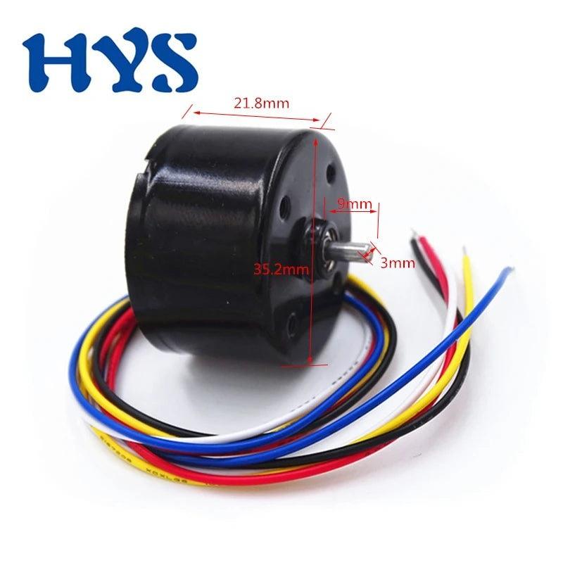 12V 24V BLDC Micro High Speed Motor 3000rpm 6000rpm PWM Speed Controller Reverse CW CCW Brake DC Brushless Motor 3525