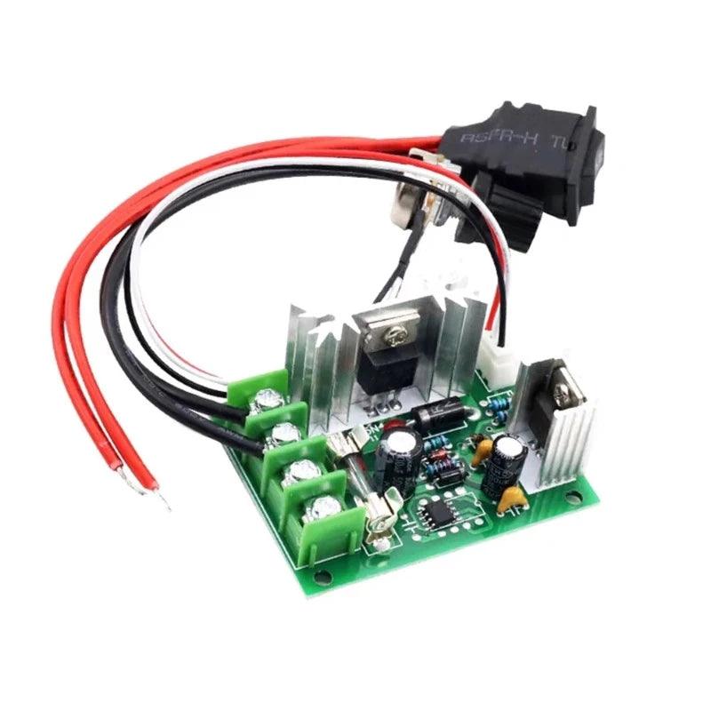 12V 24V DC Motor Controller PWM Speed DC12V-36V 10A 120W Governor Adjustable Speed Reversed CW CCW PLC Control Electric Drive