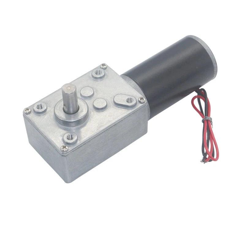 12V 24V DC Motor Worm Gear High Powerful Torque 95KG Forward Reversed Reduce Speed PWM Controller Electric Door Robot 5840-36ZY