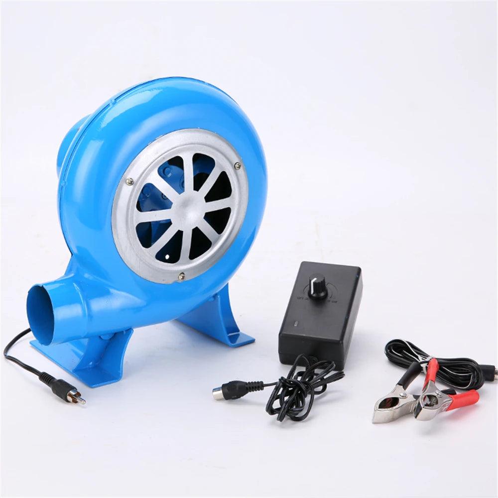 12V DC Household Blower 30W 40W 60W 80W 100W150W 200W Adjust Air Volume PWM AC 220V Blower Fan Barbecue BBQ Air Supply Cooling