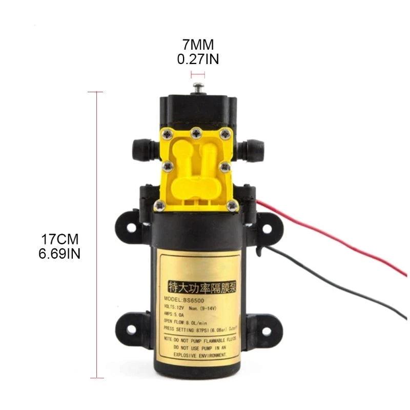 12V Small Water Pump With DC Motor Low Noise Large Flow For Drinking DIY Auto Watering Equipment DC12V 24V Water Pomp