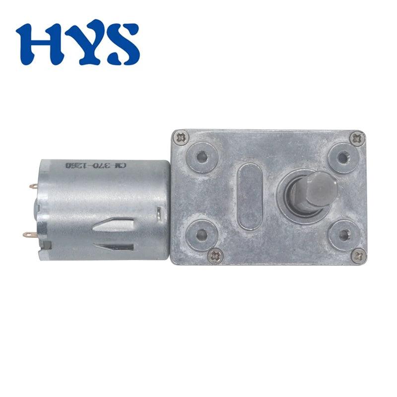 12V Volt DC Worm Gear Reducer Motors 3V6V9V12V24V DC 8MMD7 Shaft Length 25MM Reversed High Torque Reduction Self-Lock JGY370