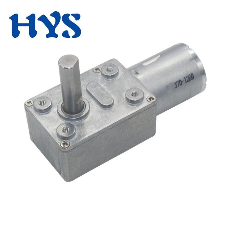 12V Volt DC Worm Gear Reducer Motors 3V6V9V12V24V DC 8MMD7 Shaft Length 25MM Reversed High Torque Reduction Self-Lock JGY370