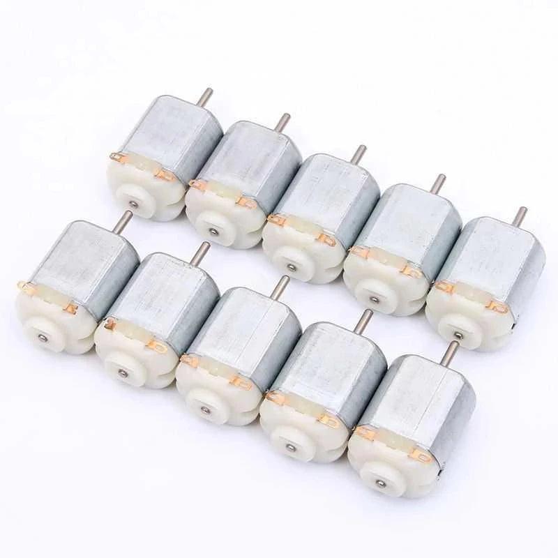 13Pcs 130 Micro DC Motor 3V-6V 7400RPM 14000RPM Miniature Electric Motor four-Wheel Motor Small DIY Toys Hobbies Smart Car