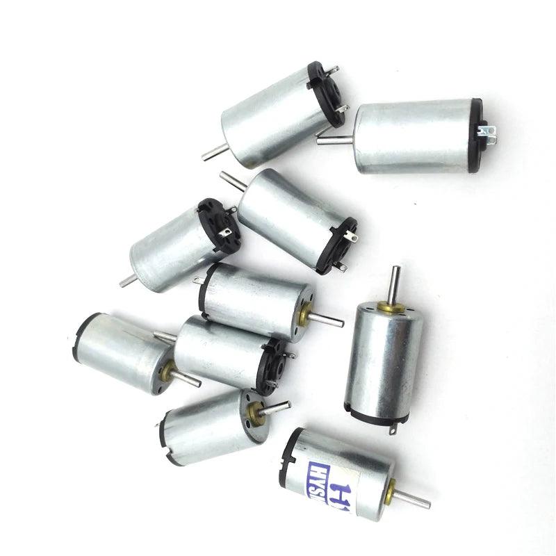 14pcs 1220 DC Small Motor 1.5V-3V 9500rpm High Speed PWM Reversed DC3V Electric DIY Fan Toy Cars Smart Model Engine