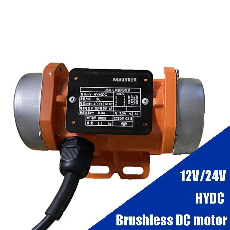 15W-50W 12V 24V DC Brushless Motor Electric Vibration Engine Concrete Vibrator High Frequency Vibrator Eccentric BLDC Motor