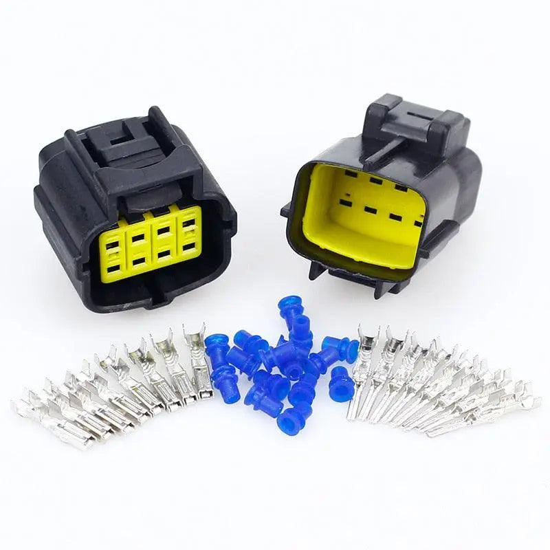 1 sets 1/2/3/4/6/8/10/12/16 Pin Way Waterproof Wire Connector Plug Car Auto Sealed Electrical Set Car Truck connect - electrical center b2c,6 pin wire connector
