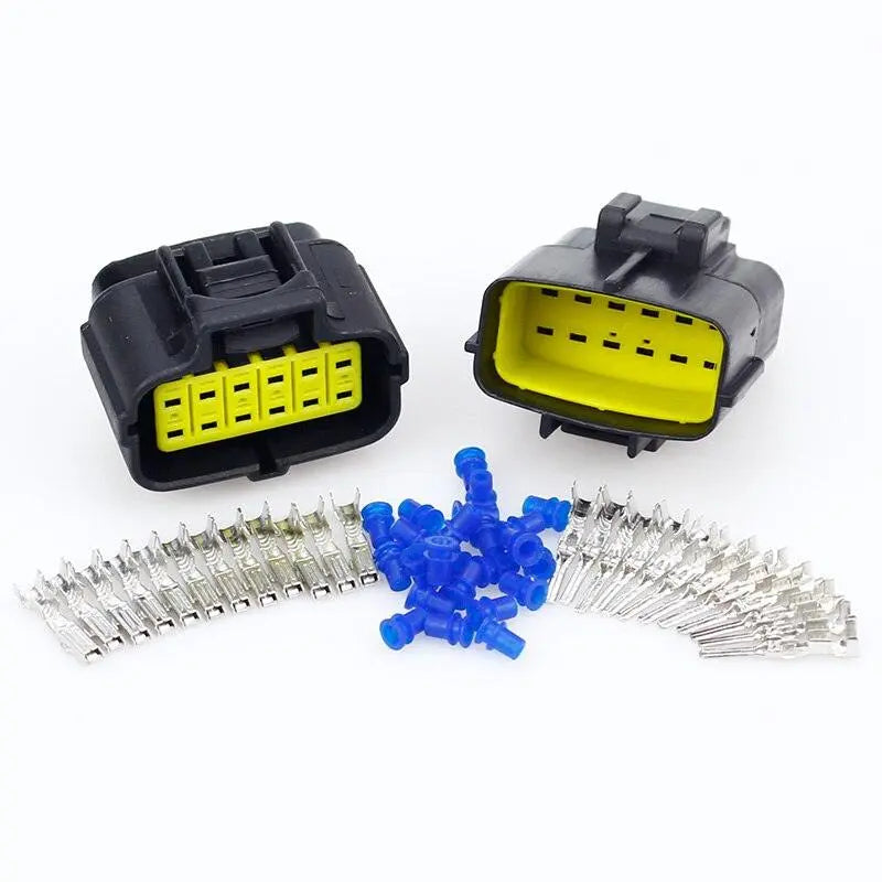 1 sets 1/2/3/4/6/8/10/12/16 Pin Way Waterproof Wire Connector Plug Car Auto Sealed Electrical Set Car Truck connect - electrical center b2c,