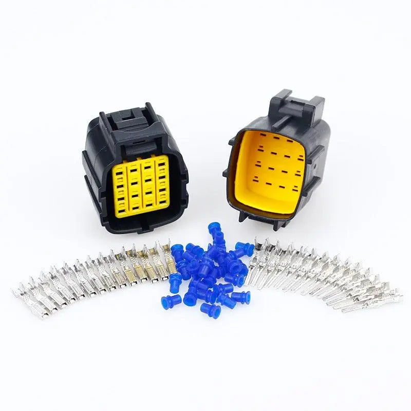 1 sets 1/2/3/4/6/8/10/12/16 Pin Way Waterproof Wire Connector Plug Car Auto Sealed Electrical Set Car Truck connect - electrical center b2c,6 pin wire connector
