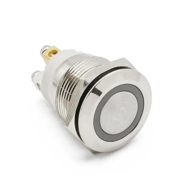 19mm 22mm Reset Metal Push Button|  4 Screw Foot For Car Power - electrical center b2c