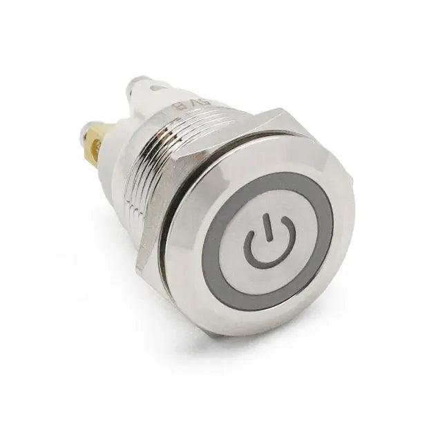 19mm 22mm Reset Metal Push Button|  4 Screw Foot For Car Power - electrical center b2c