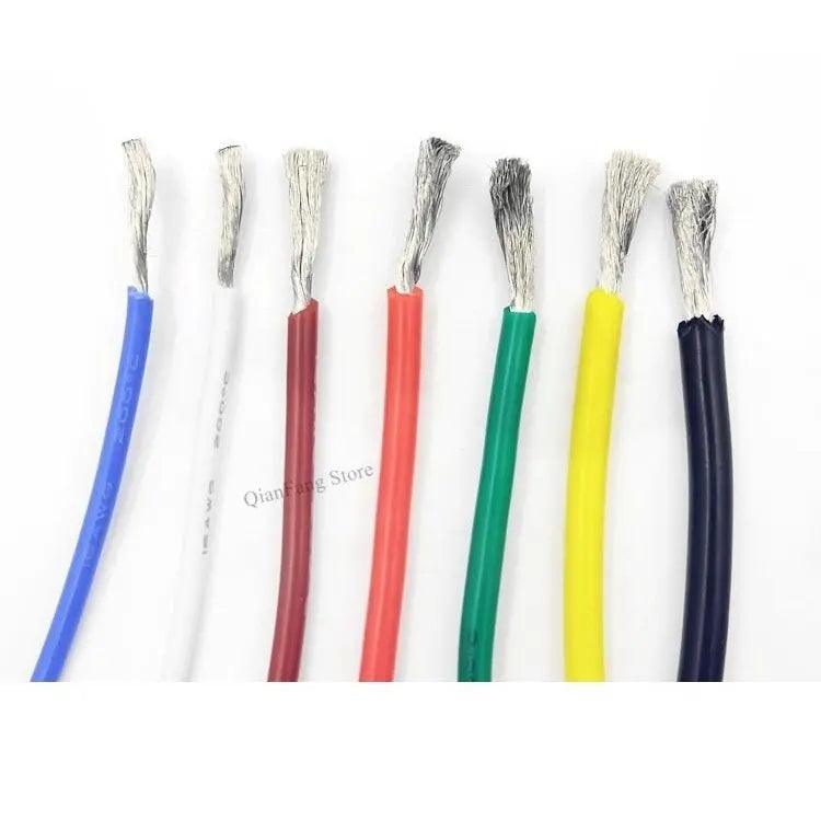 1M Wire Cable Super Soft Silicone Insulated| 30-18 AWG/Multicolor Optional - electrical center b2c