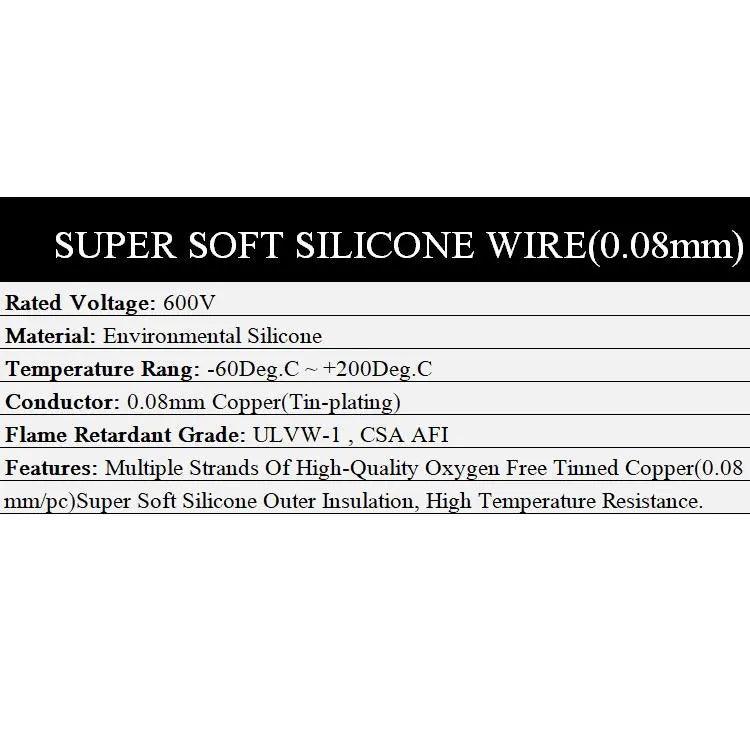 1M Wire Cable Super Soft Silicone Insulated| 30-18 AWG/Multicolor Optional - electrical center b2c