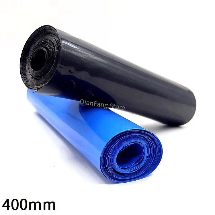 1M/roll PVC Heat Shrink Tube 400mm diameter/ Blue Black optional - electrical center b2c