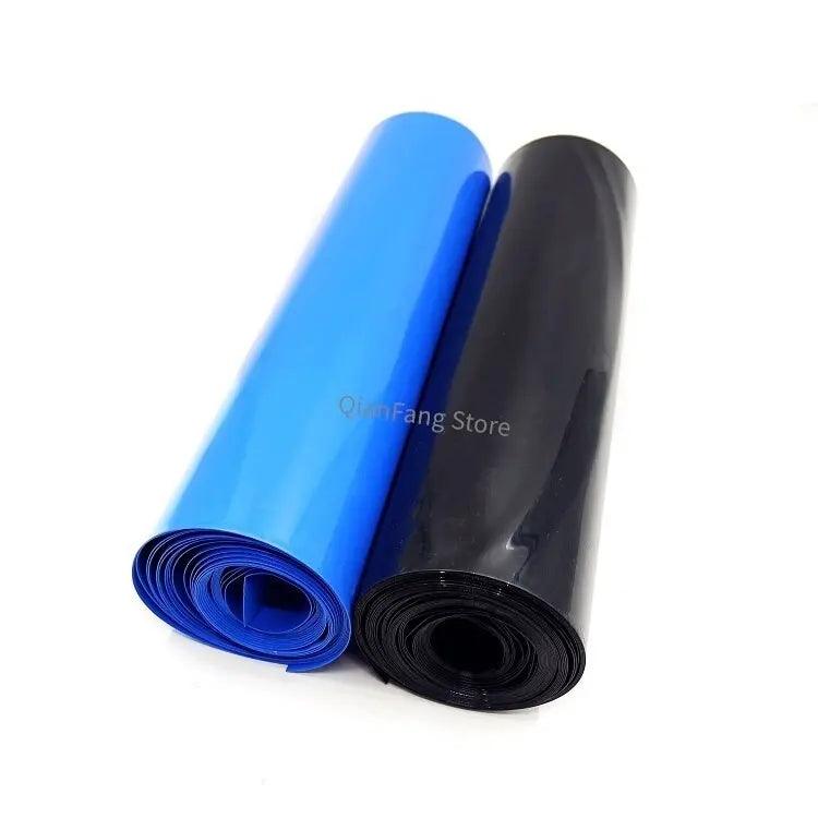 1M/roll PVC Heat Shrink Tube 400mm diameter/ Blue Black optional - electrical center b2c