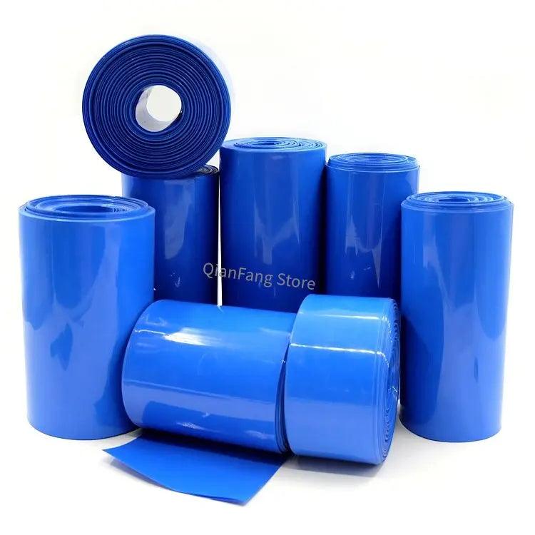 1M/roll PVC Heat Shrink Tube 400mm diameter/ Blue Black optional - electrical center b2c