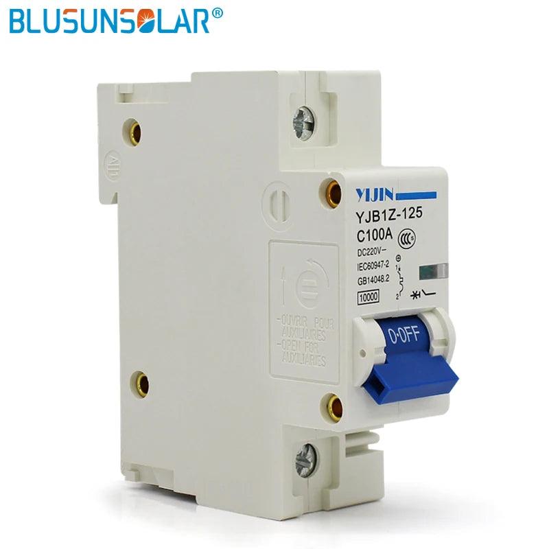 1P 100A DC220V DC Circuit Breaker for PV Solar System