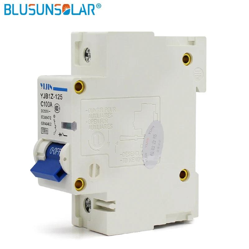 1P 100A DC220V DC Circuit Breaker for PV Solar System