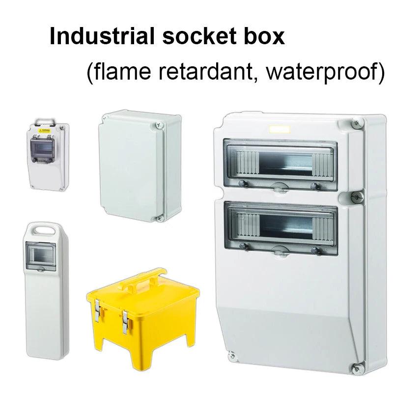 1Pcs Outdoor mobile portable power distribution box plastic waterproof industrial socket box portable power maintenance emptybox1Pcs Outdoor mobile portable power distribution box plastic waterproof industrial socket box portable power maintenance emptybox