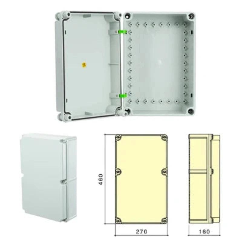 1Pcs Outdoor mobile portable power distribution box plastic waterproof industrial socket box portable power maintenance emptybox