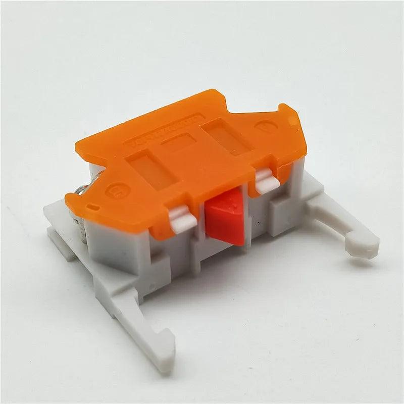 1PCS Plastic Shell Red Sign Push Button Switch DPST Mushroom Emergency Stop Button AC 660V 10A NO+NC LAY37-11ZS