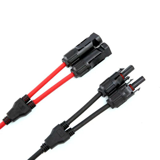 Wholesale 2 To 1 Hot Selling PV Y Branch Connector With 4mm2 1000V 30A Solar Cable For pv Stecker combiner box 2 in 1 out