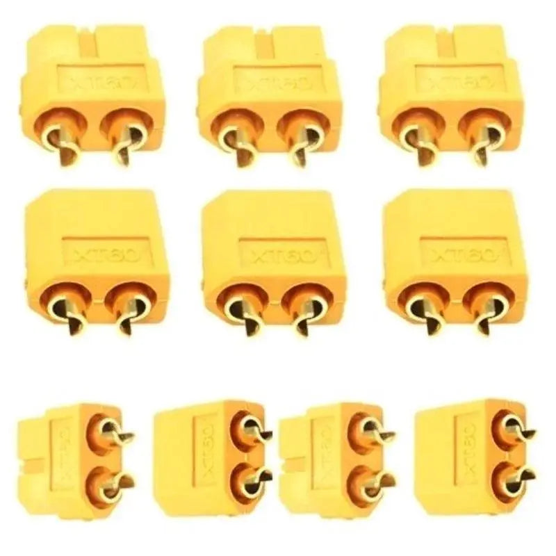 200 Pairs High Quality Yellow XT60 XT-60 XT 60 Plug Male Female Connectors - electrical center b2c