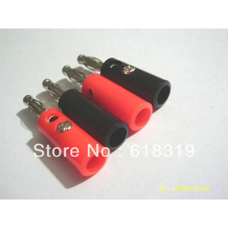 200 Pcs High Quality Banana Plug for 4mm Binding Post Speaker