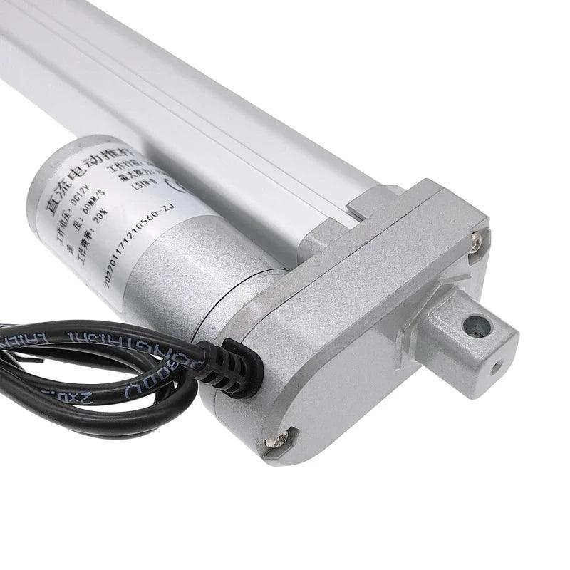 2000N Electric DC Linear Actuator 12V 24V Telescopic Stroke 50mm 100mm 200mm 250mm 300mm 350mm Motor Automatic DC Lift Actuador