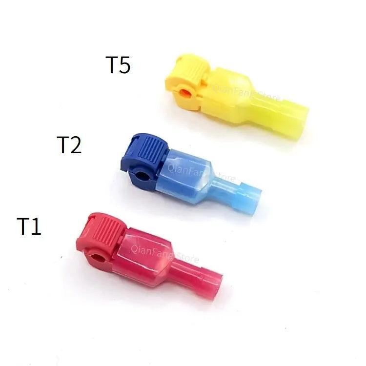 20pcs Quick Wire Terminal T Shape Scotch Lock Waterproof - electrical center b2c