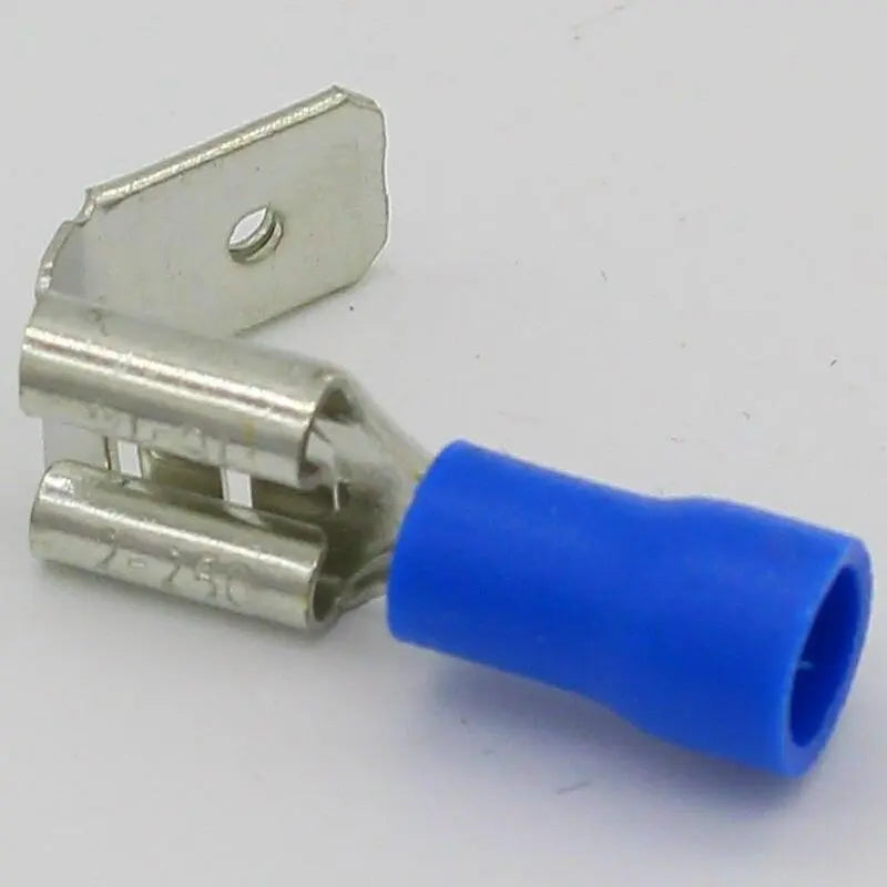 20x Crimping Connectors Piggyback Female Spade Connector Terminals Brass printed with Sn - electrical center b2c