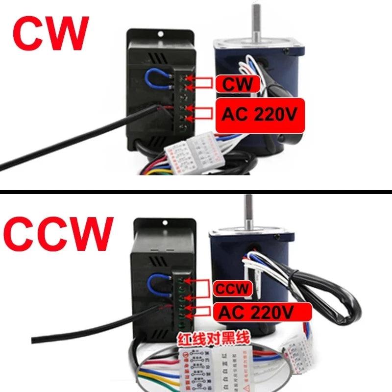 220V AC Motor 200W Single Phase High Speed 1400rpm 2800rpm Electric Motor Speed Controller Reversed For High-End Smart Devices