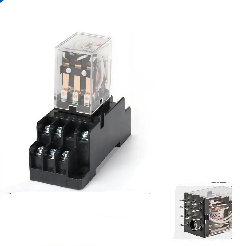 CHNT JZX-22F(D)/3Z Relay ,11PIN 3NO3NC Intermediate Relay with base