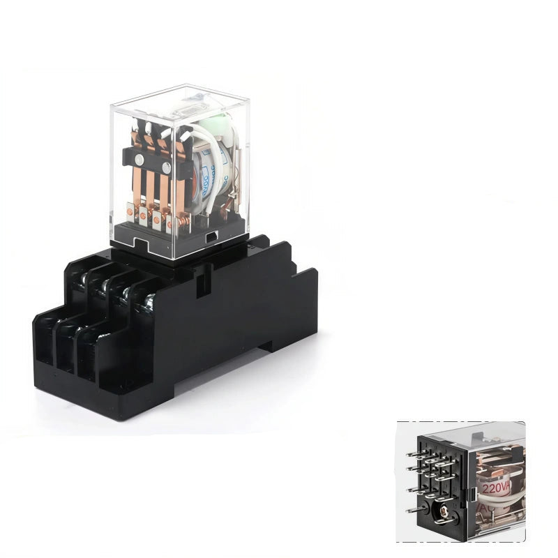CHNT JZX-22F(D)/4Z Relay ,14PIN 4NO4NC Intermediate Relay with base