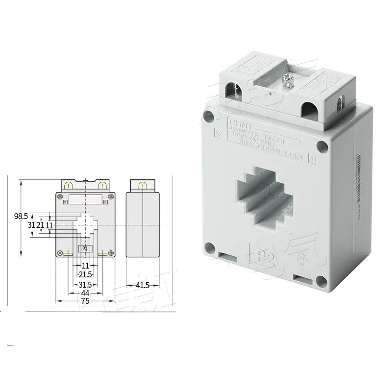 chint bh-0.66 current transformer,0.2 class high precision ct,current transducer 250/5A 0.2Class 1 Primary Turn Bore ??30 for ???160kW Motor,