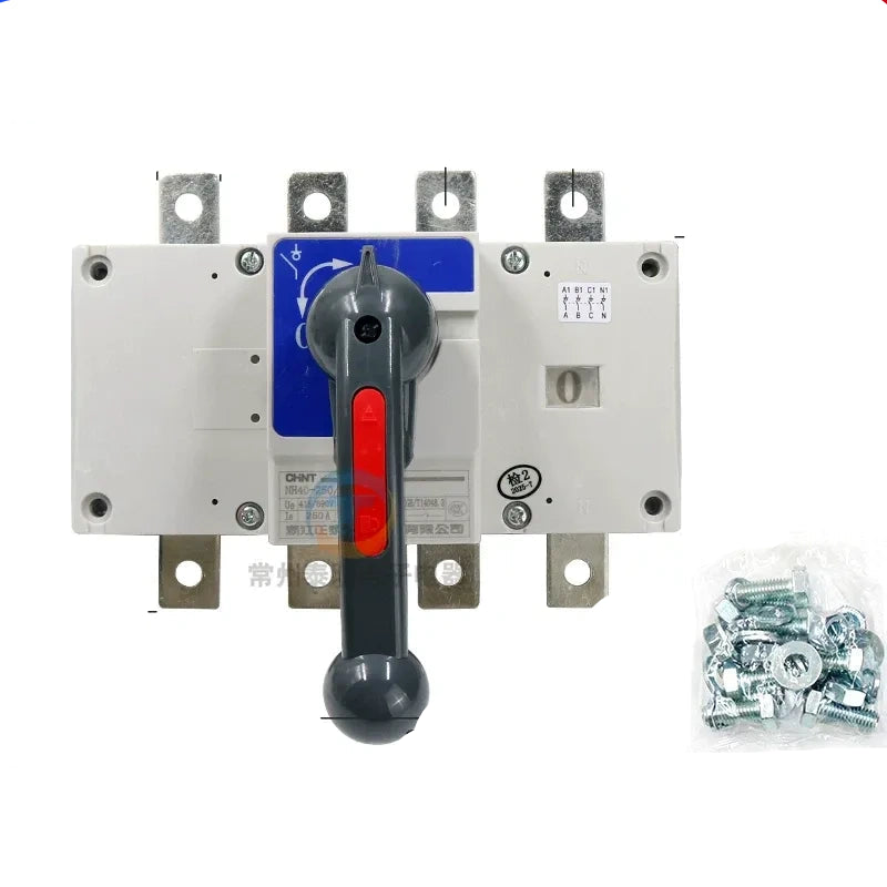 chint nh40 isolator switch,ac690v low voltage main isolation switch,distribution cabinet incoming isolator 4P 250A