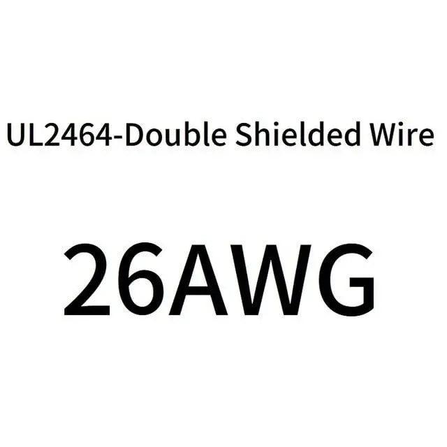 2/5/10M UL2464 Shielded Wire Channel Audio Line | 26, 24, 22AWG/2-8Cores Optional - electrical center b2c