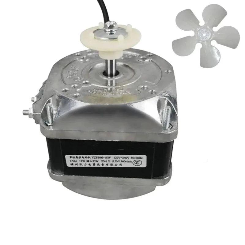 25W 30W 40W AC 220V Refrigerator Freezer Cooling Motor Fan Condenser Cover Pole Asynchronous Motor Fan Engine