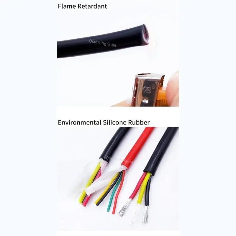 2M/5M Sheath Wire Super Soft Flexible Silicone Rubber/ 2-8 Cores optional - electrical center b2c