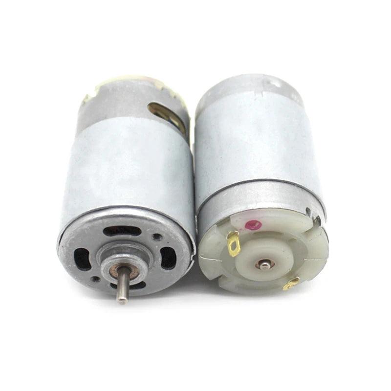 2pcs 555 High Speed DC Mini Motor Electric 12 V 24V 4000rpm 8000rpm PWM Motors DC12V High Torque Shaft Dia 3.175mm DIY Engine