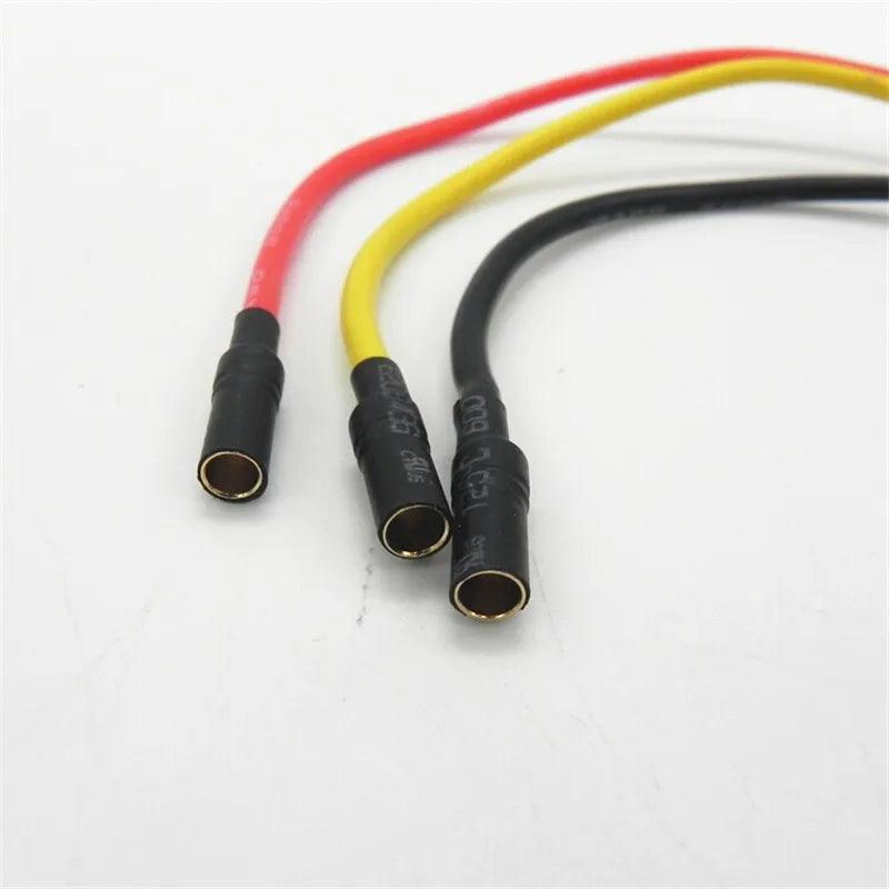 3.5mm Banana Bullet Female To 3.5mm Banana Bullet Male Charger Cable Connecotor Adapter 16AWG 150MM