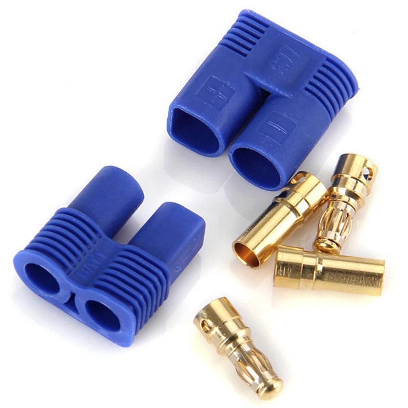 3.5mm Male/Female  EC3 Style Connector Gold Bullet Plug for RC Part