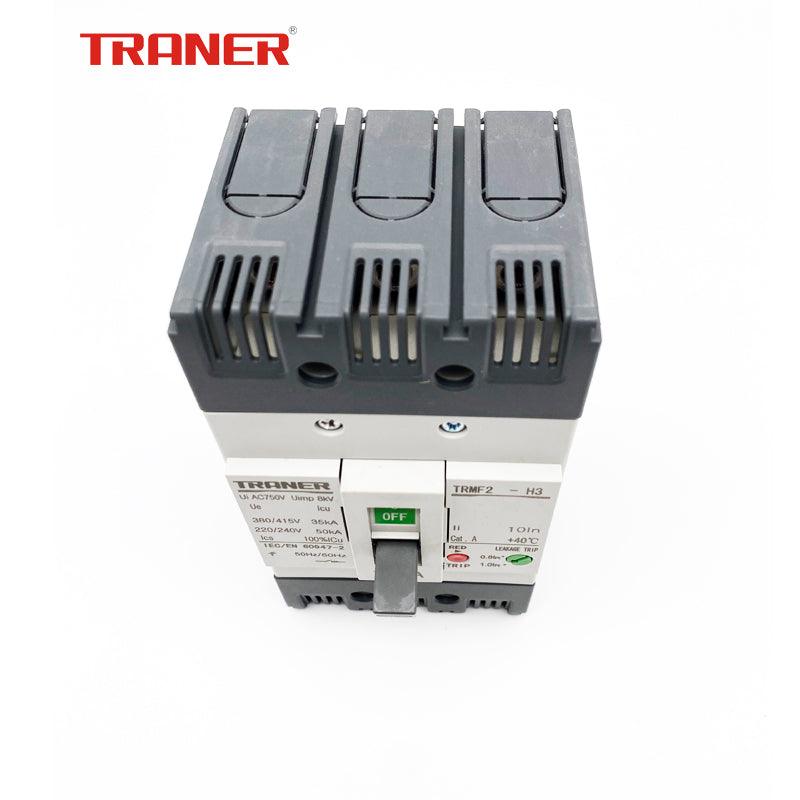 3 ขั้ว MCCB ปรับความร้อน TRMF2-125 400V / 50kA 3P 15-125A เบรคเกอร์กรณีแม่พิมพ์.