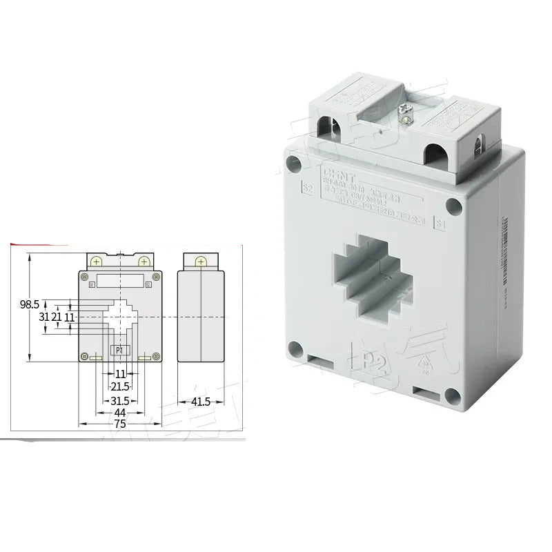chint bh-0.66 current transformer,0.2 class high precision ct,current transducer 300/5A 0.2Class 1 Primary Turn Bore ??30 for ???190kW Motor,