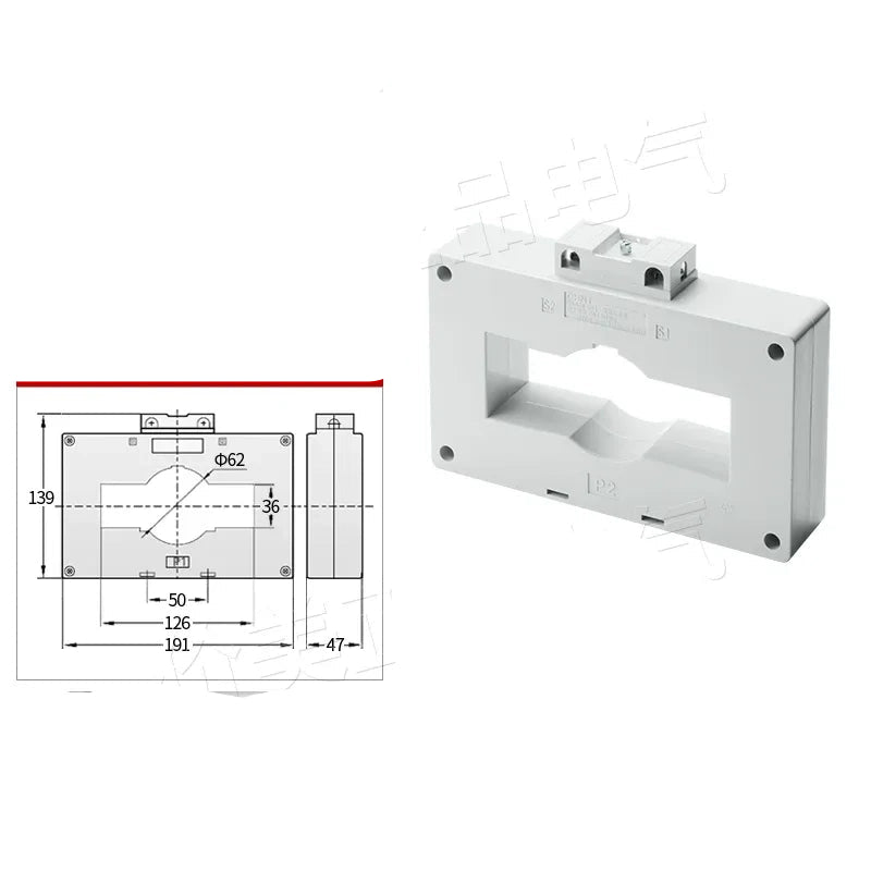 chint bh-0.66 current transformer,0.2 class high precision ct,current transducer 3000/5A 0.2Class 1 Primary Turn Bore ??120 for ???1980kW Motor,