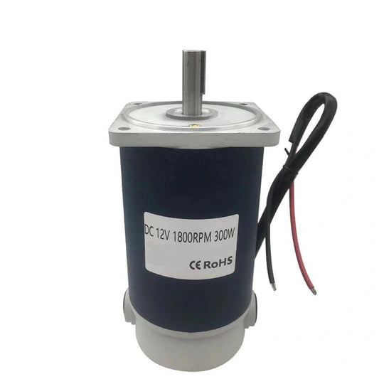 300W DC Motor High Speed 12V 24V 1800RPM 3000RPM High Torque Forward Reverse Adjustable Permanent Magnet Motor Automated Control